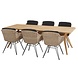 Taste 4SO Bohemian Belair dining tuinset 240x100xH75 cm 7 delig antraciet Taste 4SO Taste 4SO Bohemian Belair dining tuinset 240x100xH75 cm 7 delig antraciet Taste 4SO