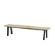 Taste 4SO Bohemian Derby dining tuinset 240x100xH75 cm 5 delig naturel Taste 4SO Taste 4SO Bohemian Derby dining tuinset 240x100xH75 cm 5 delig naturel Taste 4SO