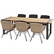 Taste 4SO Bohemian Alto dining tuinset 240x100xH75 cm 7 delig naturel Taste 4SO Taste 4SO Bohemian Alto dining tuinset 240x100xH75 cm 7 delig naturel Taste 4SO