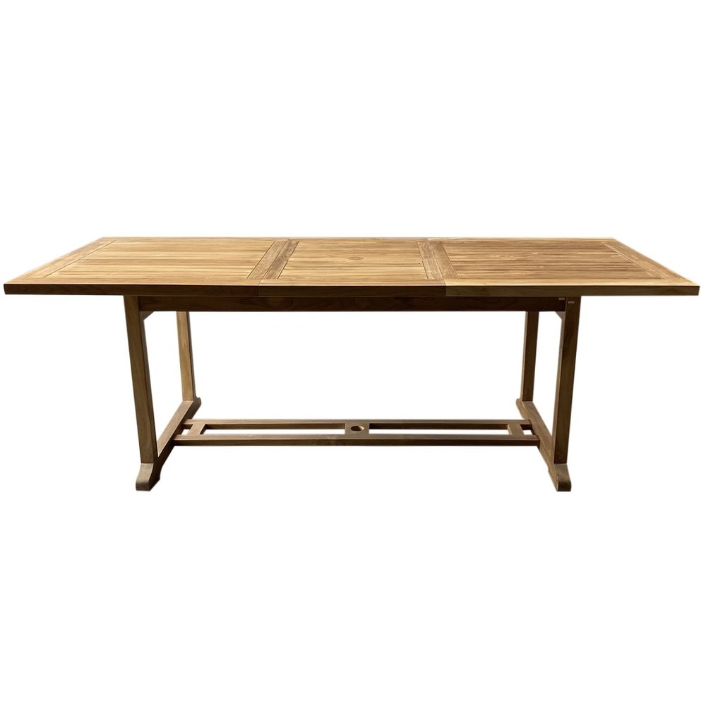 AVH-Collectie Rechthoekig uitschuifbare dining tuintafel 160-220x100xH76 cm bladdikte 2,8 cm teak AVH-Collectie Rechthoekig uitschuifbare dining tuintafel 160-220x100xH76 cm bladdikte 2,8 cm teak