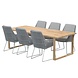 4 Seasons Outdoor 4 Seasons Outdoor Valencia Spartan dining tuinset 240x100xH75 cm 7 delig frozen 4 Seasons Outdoor 4 Seasons Outdoor Valencia Spartan dining tuinset 240x100xH75 cm 7 delig frozen