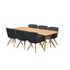 4 Seasons Outdoor 4 Seasons Outdoor Flores Belair dining tuinset 240x100xH75 cm 7 delig antraciet teak 4 Seasons Outdoor 4 Seasons Outdoor Flores Belair dining tuinset 240x100xH75 cm 7 delig antraciet teak