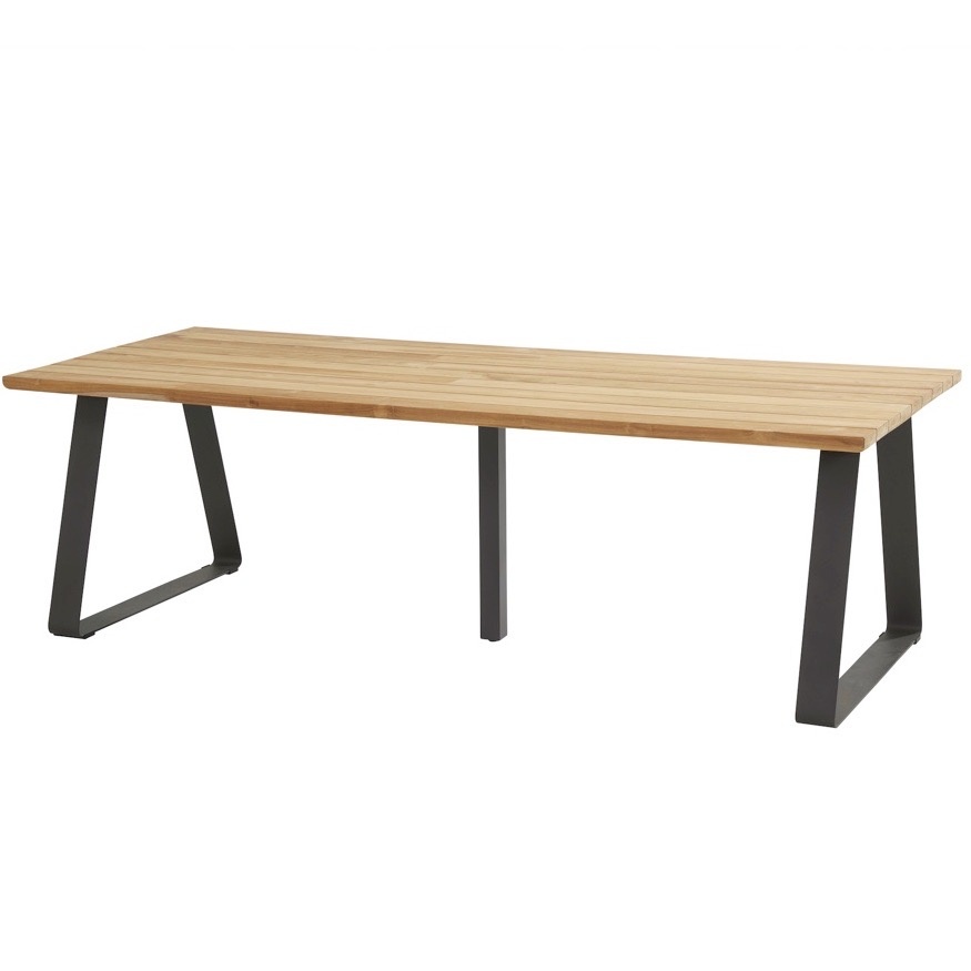 4 Seasons Outdoor Basso dining tuintafel 300x100xH75 cm teak Taste 4 Seasons