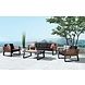 Higold New York stoel bank loungeset 4 delig aluminium Higold Higold New York stoel bank loungeset 4 delig aluminium Higold