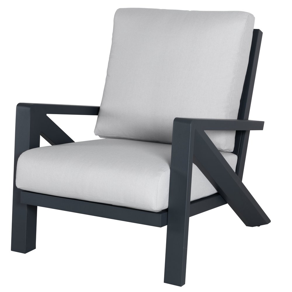 AVH-Collectie Fortaleza lounge tuinstoel antraciet AVH-Collectie Fortaleza lounge tuinstoel antraciet