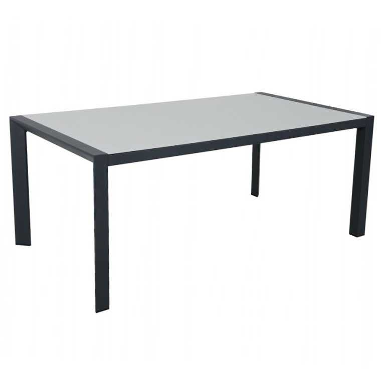 AVH-Collectie Fortaleza dining tuintafel 160x90xH68 cm antraciet