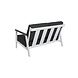 AVH-Collectie Albina stoel bank loungeset 4 delig aluminium wit AVH-Collectie Albina stoel bank loungeset 4 delig aluminium wit