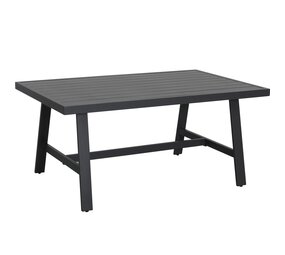 AVH-Collectie Vitoria dining tuintafel 150x87xH67,5 cm antraciet