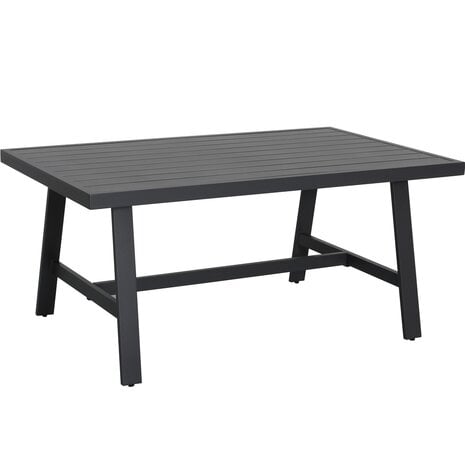 AVH-Collectie Vitoria dining tuintafel 150x87xH67,5 cm antraciet
