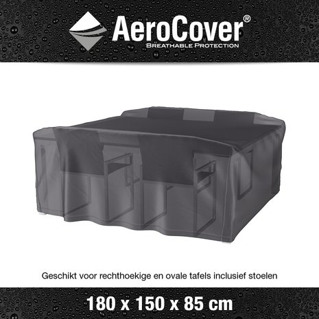 Aerocover Tuinsethoes 180x150xH85 cm – AeroCover Aerocover Tuinsethoes 180x150xH85 cm – AeroCover