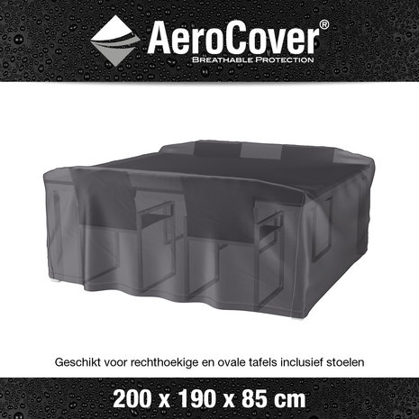 Aerocover Tuinsethoes 200x190xH85 cm – AeroCover Aerocover Tuinsethoes 200x190xH85 cm – AeroCover