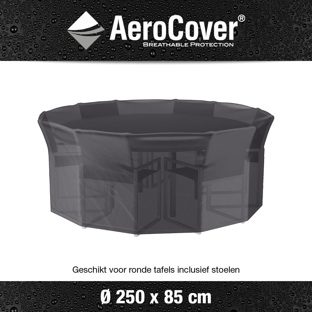 Aerocover Tuinsethoes Ø 250xH85 cm – AeroCover Aerocover Tuinsethoes Ø 250xH85 cm – AeroCover