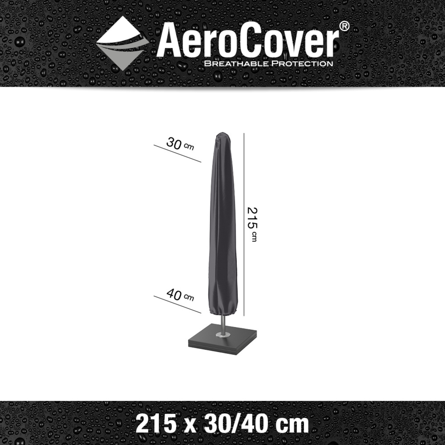 Informeer media schaak Parasolhoes H215x30-40 cm – AeroCover - AVH Outdoor Tuinmeubelen