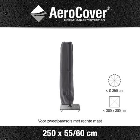 Poging browser Fractie Parasolhoes H250x55-60 cm – AeroCover - AVH Outdoor Tuinmeubelen