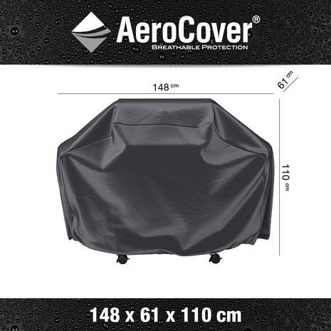 Aerocover Barbecue hoes 148x61xH110 – AeroCover Aerocover Barbecue hoes 148x61xH110 – AeroCover