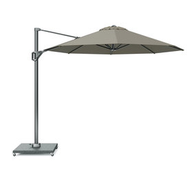 Platinum Voyager T1 zweefparasol 300 cm rond taupe Platinum Voyager T1 zweefparasol 300 cm rond taupe