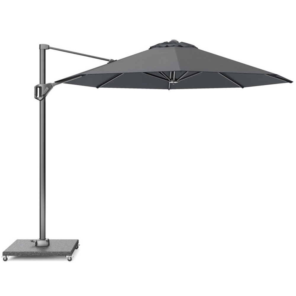 Platinum Voyager T1 zweefparasol 300 cm rond antraciet Platinum Voyager T1 zweefparasol 300 cm rond antraciet