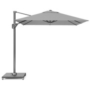 Platinum Voyager T1 zweefparasol 250x250 cm lichtgrijs