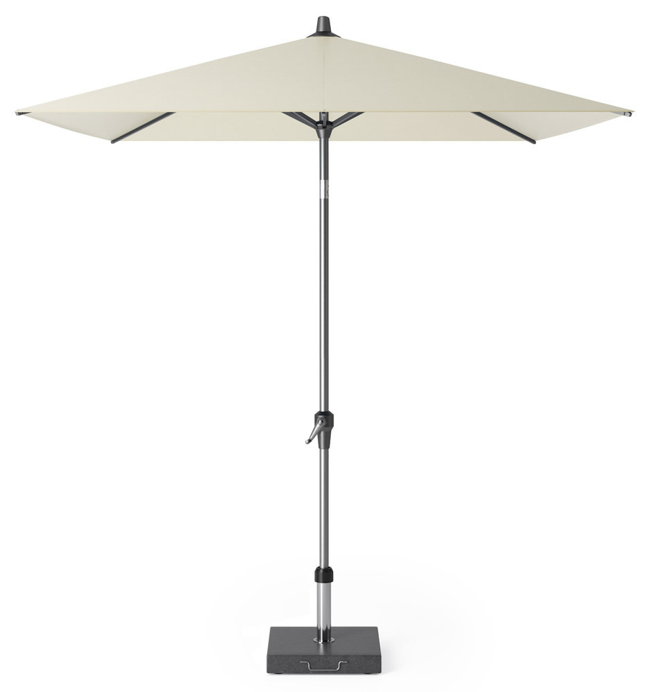 Platinum Riva parasol 250x200 cm ecru met kniksysteem Platinum Riva parasol 250x200 cm ecru met kniksysteem