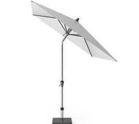 Platinum Riva parasol 250x200 cm wit met kniksysteem Platinum Riva parasol 250x200 cm wit met kniksysteem