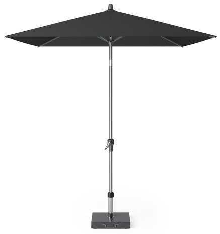 breuk brand Malen Riva parasol 250x200 cm zwart met kniksysteem - AVH Outdoor Tuinmeubelen