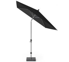 Platinum Riva parasol 250x200 cm zwart met kniksysteem Platinum Riva parasol 250x200 cm zwart met kniksysteem