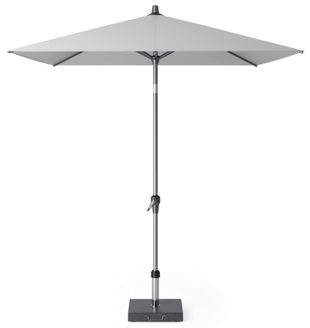 Platinum Riva parasol 250x200 cm lichtgrijs met kniksysteem Platinum Riva parasol 250x200 cm lichtgrijs met kniksysteem