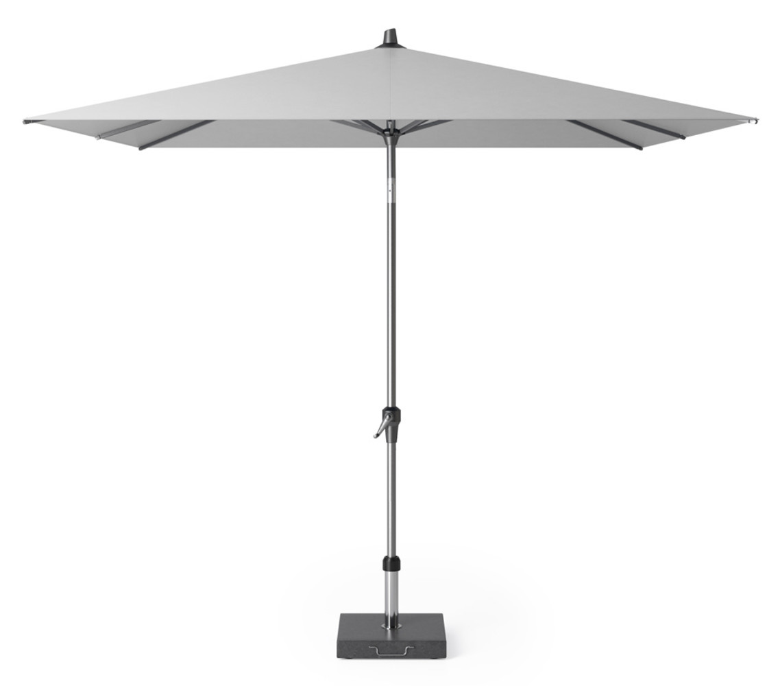 Platinum Riva parasol 250x250 cm lichtgrijs met kniksysteem