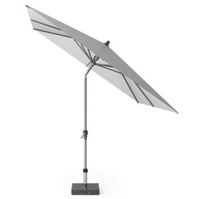 Platinum Riva parasol 250x250 cm lichtgrijs met kniksysteem