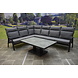 AVH-Collectie Pacific hoek dining loungeset 5 delig aluminium verstelbaar antraciet AVH-Collectie Pacific hoek dining loungeset 5 delig aluminium verstelbaar antraciet