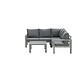 Garden Impressions Zion hoek loungeset 4 delig aluminium grijs Garden Impressions Zion hoek loungeset 4 delig aluminium grijs