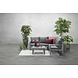 Garden Impressions Zion hoek loungeset 4 delig aluminium grijs Garden Impressions Zion hoek loungeset 4 delig aluminium grijs