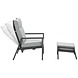 Garden Impressions Max lounge balkonset 5 delig verstelbaar carbon black Garden Impressions Max lounge balkonset 5 delig verstelbaar carbon black