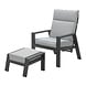 Garden Impressions Max lounge balkonset 5 delig verstelbaar carbon black Garden Impressions Max lounge balkonset 5 delig verstelbaar carbon black