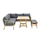 Garden Impressions Santos dining hoek loungeset 5 delig rechts acacia Garden Impressions Santos dining hoek loungeset 5 delig rechts acacia