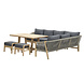 Garden Impressions Santos dining hoek loungeset 5 delig rechts acacia Garden Impressions Santos dining hoek loungeset 5 delig rechts acacia