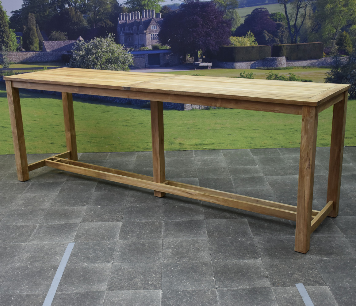 AVH-Collectie Londen barset 300x80xH105 cm 9 delig teak AVH-Collectie Londen barset 300x80xH105 cm 9 delig teak