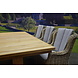 AVH-Collectie Darwin Ares dining tuinset 240x120xH77 cm 7 delig teak rotan grijs AVH-Collectie Darwin Ares dining tuinset 240x120xH77 cm 7 delig teak rotan grijs