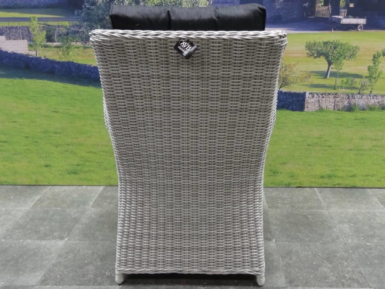 AVH-Collectie Ibiza Krista dining tuinset 240x100xH77 cm 7 delig wit AVH-Collectie Ibiza Krista dining tuinset 240x100xH77 cm 7 delig wit