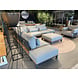 SUNS SUNS Evora chaise longue loungeset 4 delig light anthracite mixed weave/matt royal grey SUNS SUNS Evora chaise longue loungeset 4 delig light anthracite mixed weave/matt royal grey