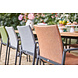SUNS SUNS Anzio dining chair matt royal grey/terra coral mixed weave SUNS SUNS Anzio dining chair matt royal grey/terra coral mixed weave