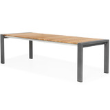 SUNS SUNS Rialto uitschuifbare dining tuintafel 217-269x100xH75 cm MRG/natural teak SUNS SUNS Rialto uitschuifbare dining tuintafel 217-269x100xH75 cm MRG/natural teak