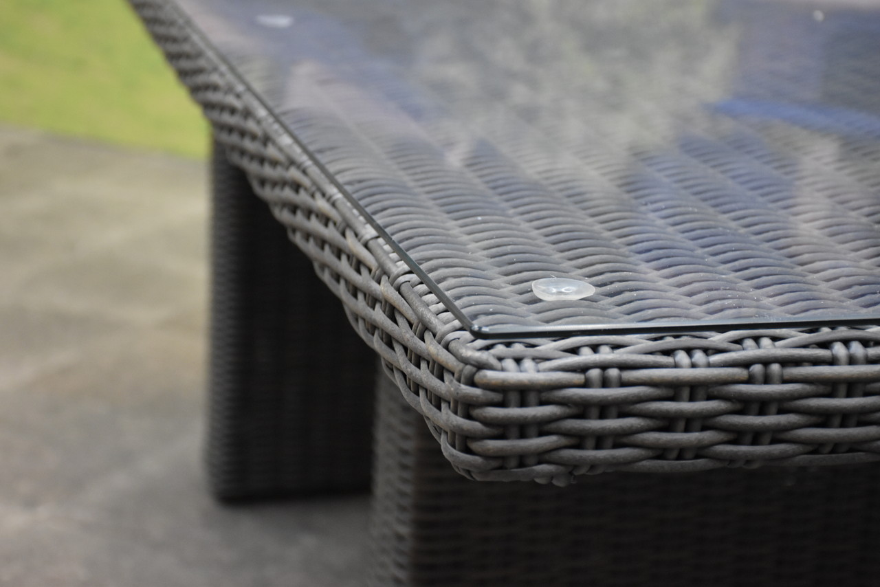 AVH-Collectie Menorca dining tuintafel 220x100xH75 cm antraciet AVH-Collectie Menorca dining tuintafel 220x100xH75 cm antraciet