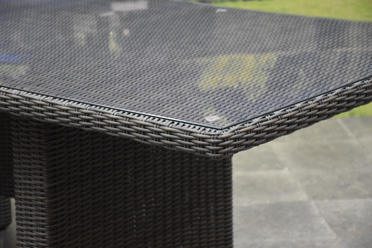 AVH-Collectie Menorca dining tuintafel 220x100xH75 cm antraciet AVH-Collectie Menorca dining tuintafel 220x100xH75 cm antraciet