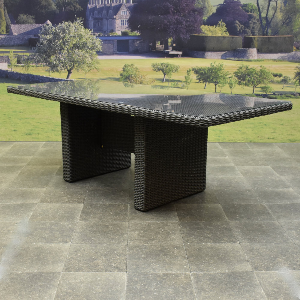 AVH-Collectie Menorca dining tuintafel 220x100xH75 cm antraciet AVH-Collectie Menorca dining tuintafel 220x100xH75 cm antraciet