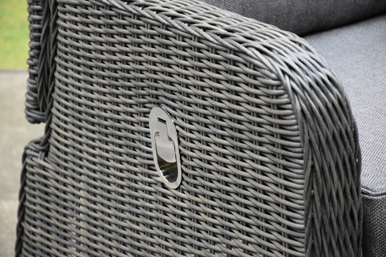 Bilbao premium dining loungeset 9 delig antraciet wicker Bilbao premium dining loungeset 9 delig antraciet wicker