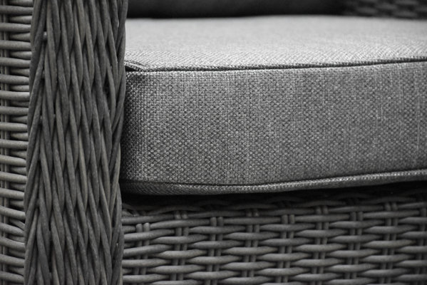 Bilbao premium dining loungeset 9 delig antraciet wicker Bilbao premium dining loungeset 9 delig antraciet wicker