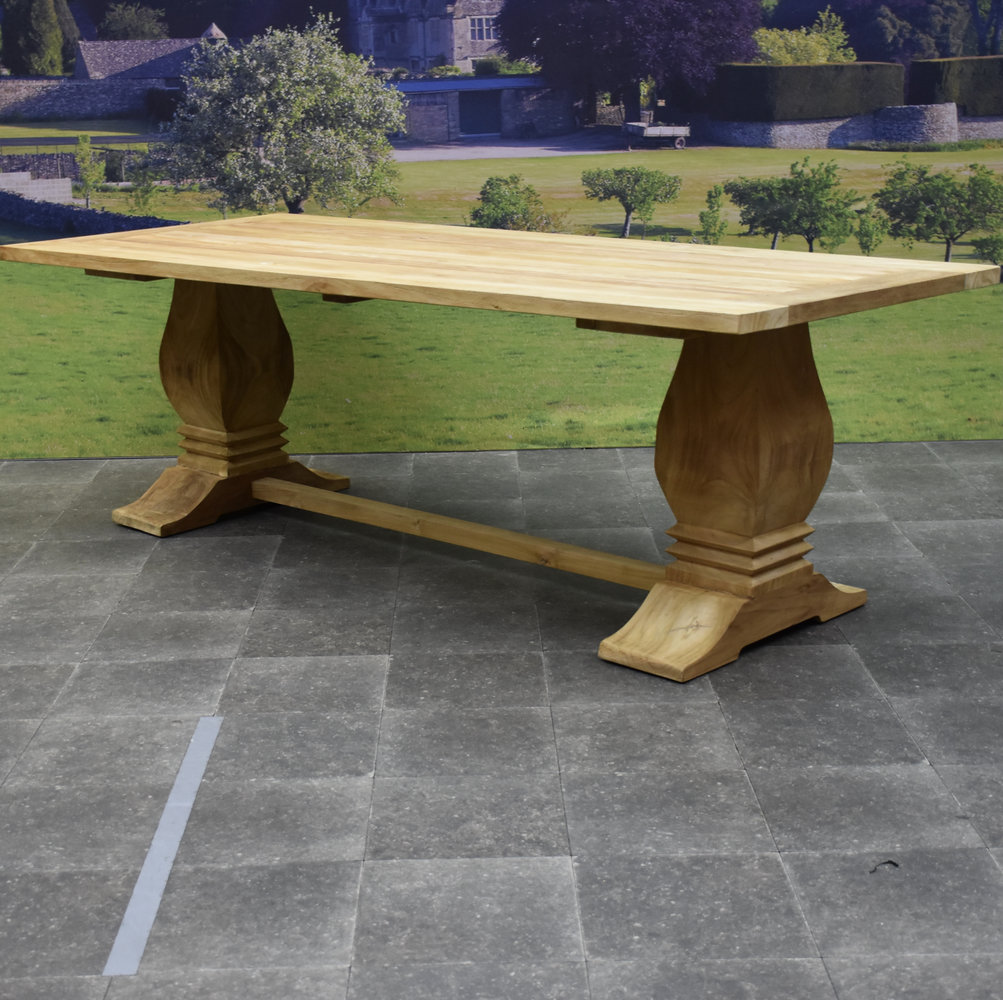 AVH-Collectie Ibiza Geneva dining tuinset 240x100xH77 cm 7 delig grijs teak AVH-Collectie Ibiza Geneva dining tuinset 240x100xH77 cm 7 delig grijs teak