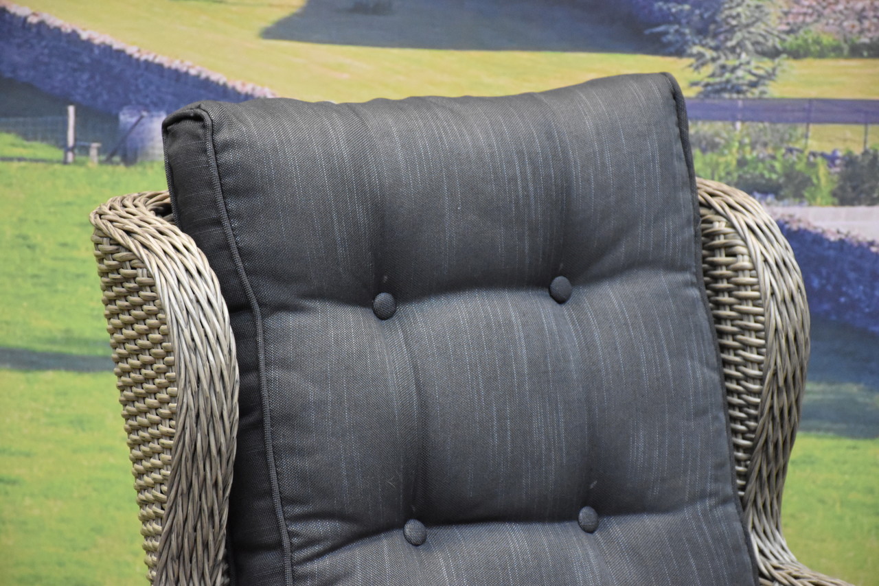 AVH-Collectie Ibiza XL dining tuinstoel verstelbaar grijs AVH-Collectie Ibiza XL dining tuinstoel verstelbaar grijs