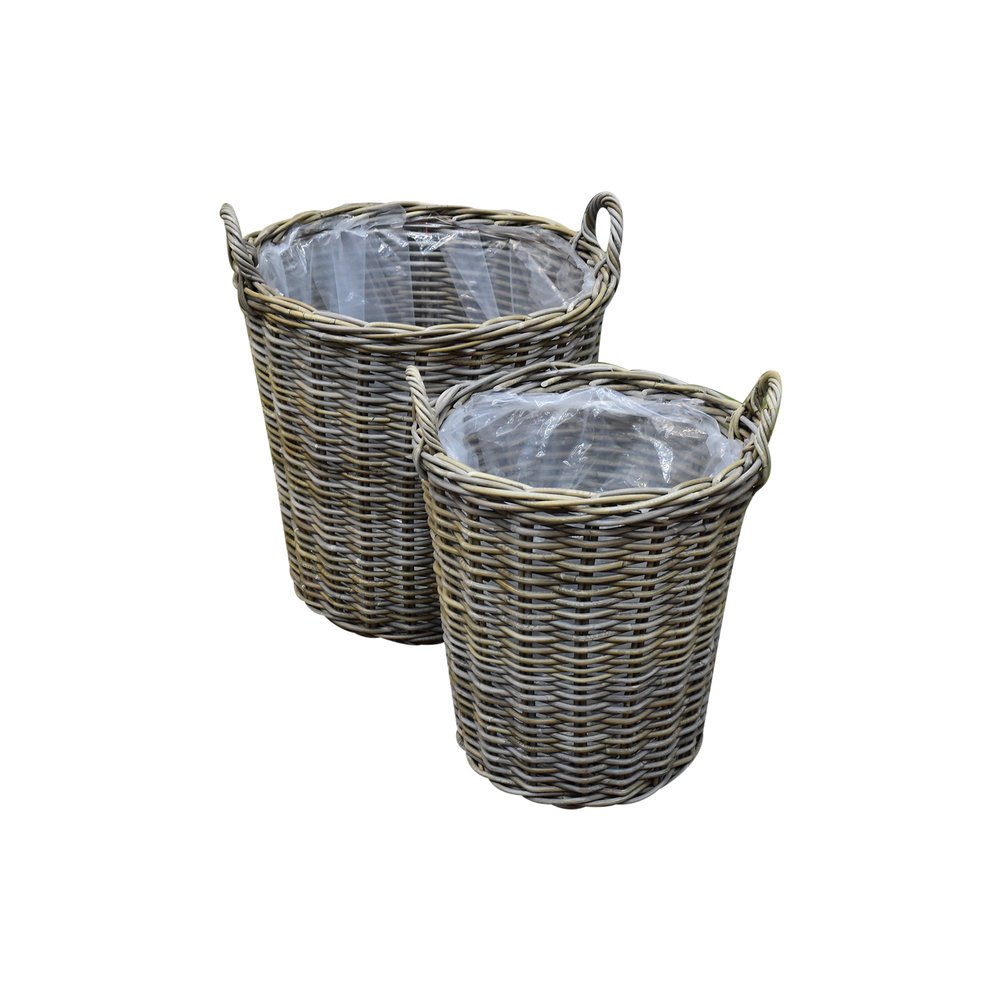 AVH-Collectie Isa mandenset 45x45xH50 cm en 55x55xH55 cm AVH-Collectie Isa mandenset 45x45xH50 cm en 55x55xH55 cm